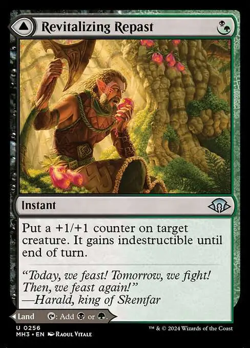MtG Modern Horizons 3 Uncommon Revitalizing Repast // Old-Growth Grove #256
