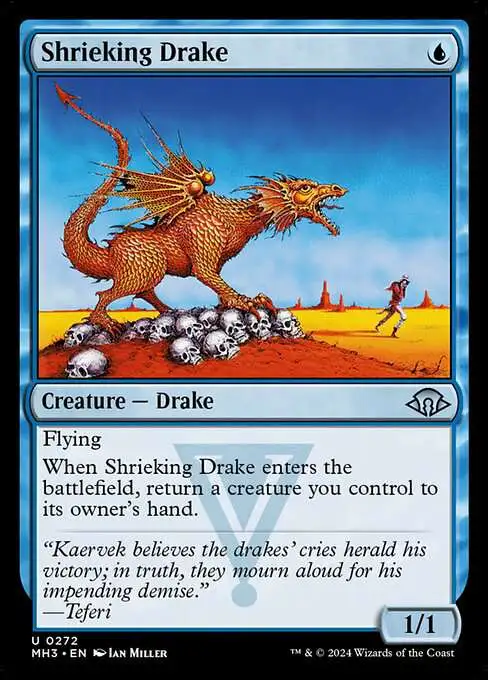 MtG Modern Horizons 3 Uncommon Shrieking Drake #272