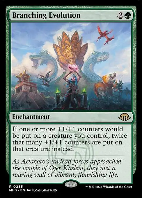 MtG Modern Horizons 3 Rare Foil Branching Evolution #285