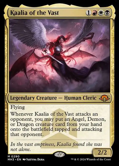 Magic The Gathering Modern Horizons 3 Single Card Mythic Rare Kaalia of the  Vast 290 - ToyWiz