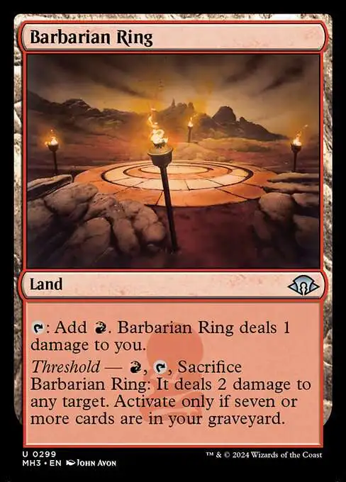 MtG Modern Horizons 3 Uncommon Barbarian Ring #299