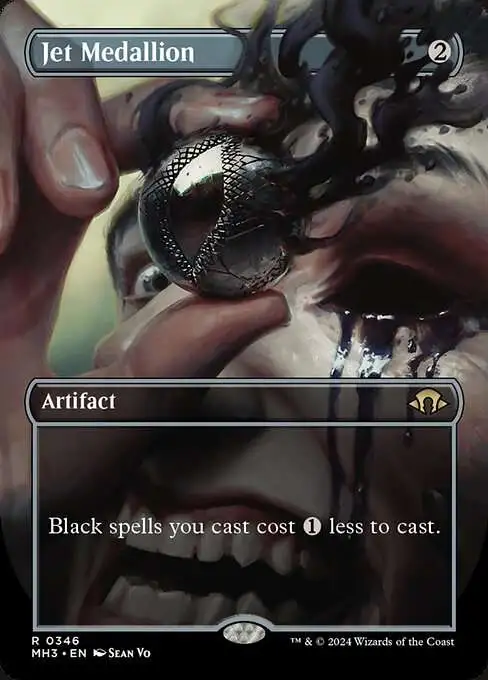 mtg medallion cards Magic The Gathering - Ruby (Artifact, 265/337) Modern Horizons 3 (MH3) #349 Illustrated by Ron Spears Magic Pearl Medallion