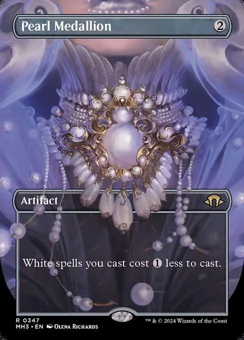 medallion cards mtg Ruby | Tempest | Magic: The Gathering Modern Horizons 3 (MH3) #348 Illustrated by Martina Pilcerova Magic Jet Medallion #1189 Holo from