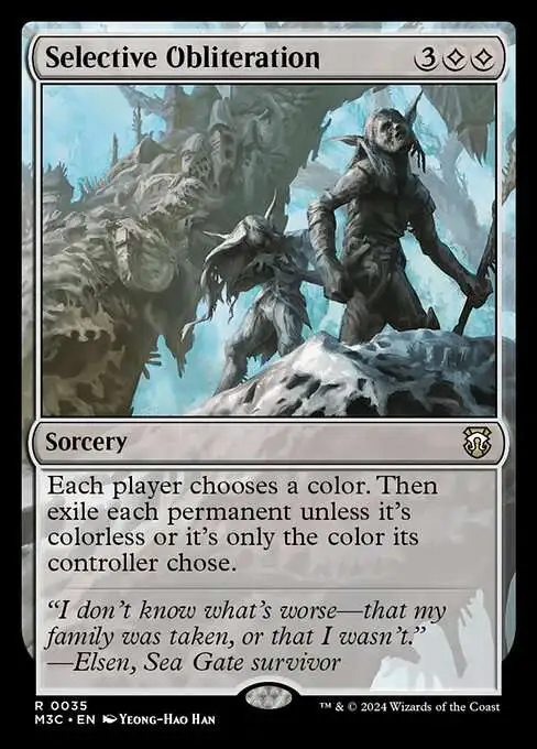 Magic The Gathering Modern Horizons 3 Commander Single Card Rare Selective  Obliteration 35 - ToyWiz