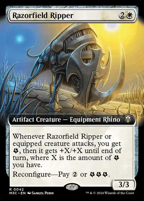 mtg modern horizons 3 commander cards etched Display Commander (a thick cardstock copy of the commander card with foil etched into the cards border and art) MTG [MH3] MODERN HORIZONS 3