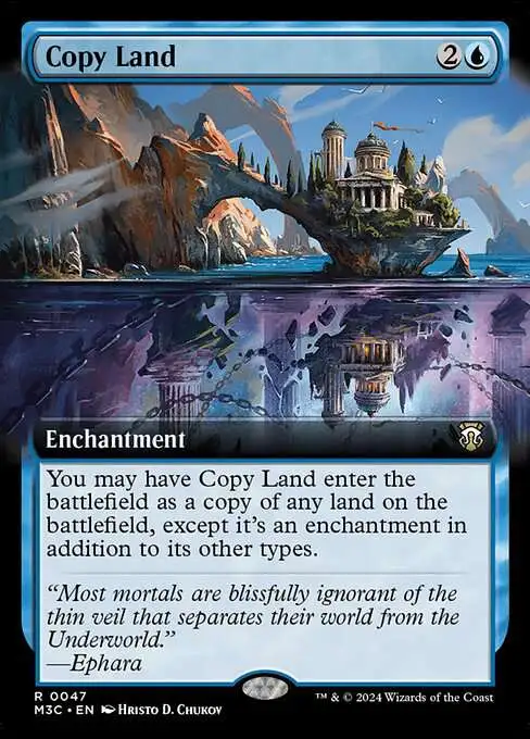 Magic The Gathering Modern Horizons 3 Commander Single Card Rare Copy Land  47 - ToyWiz