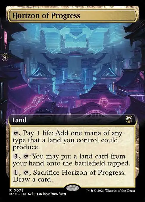 MtG Modern Horizons 3 Commander Rare Horizon of Progress #78