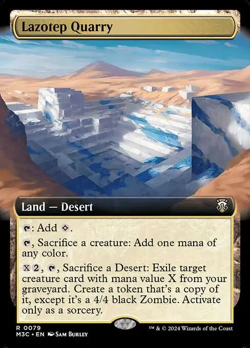 MtG Modern Horizons 3 Commander Rare Lazotep Quarry #79
