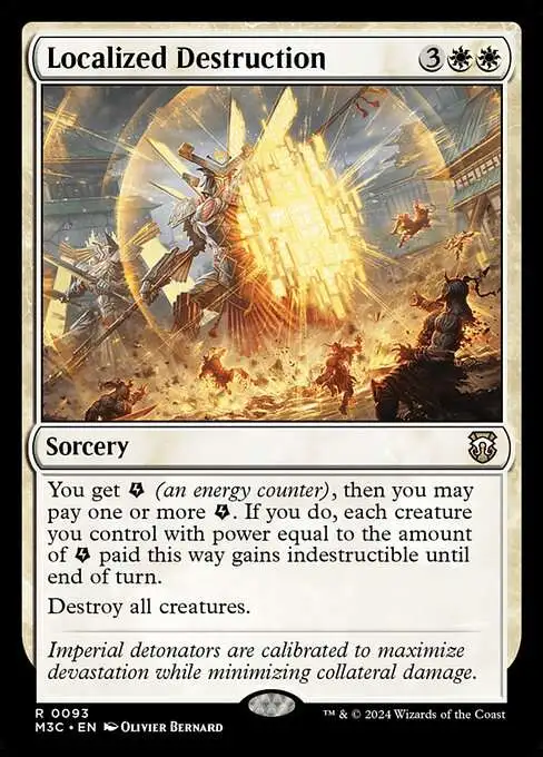 Magic The Gathering Modern Horizons 3 Commander Single Card Rare Localized  Destruction 93 - ToyWiz