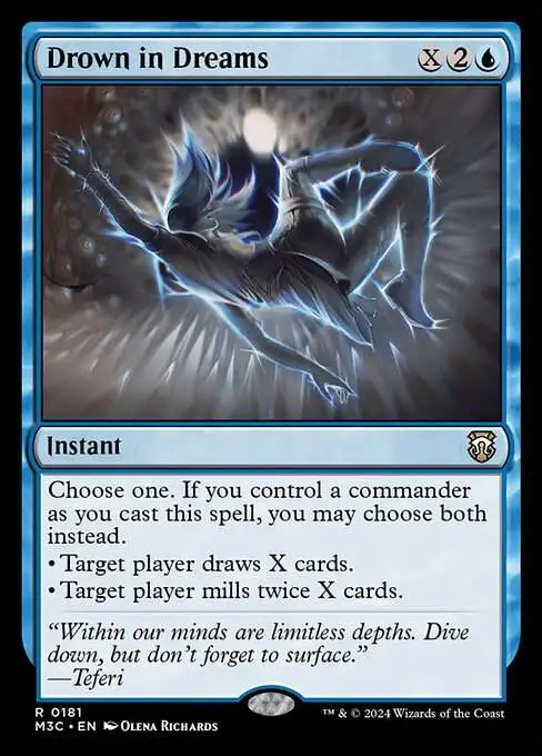 MtG Modern Horizons 3 Commander Rare Drown in Dreams #181
