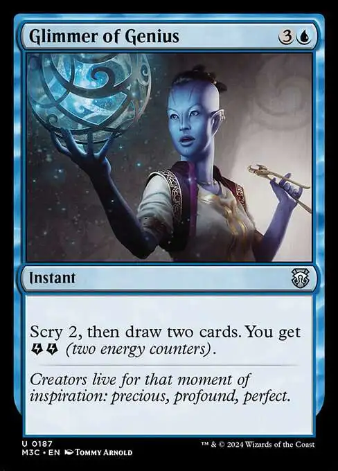mtg modern horizons 3 energy cards MTG Commander Modern Horizons 3 Creative Energy (URW) — Twenty Sided main image 1