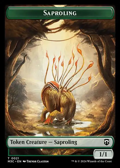 MtG Modern Horizons 3 Tokens Common Saproling #21