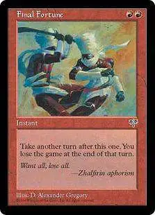 MtG Mirage Rare Final Fortune