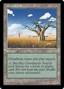 MtG Mirage Uncommon Grasslands