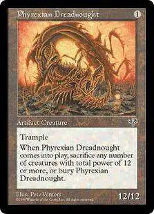 MtG Mirage Rare Phyrexian Dreadnought [Lightly Played]