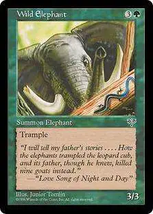 MtG Mirage Common Wild Elephant