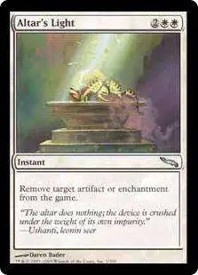 MtG Mirrodin Uncommon Altar's Light #1