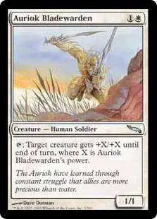 MtG Mirrodin Uncommon Auriok Bladewarden #3