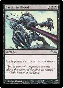 MtG Mirrodin Uncommon Barter in Blood #57