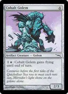 MtG Mirrodin Common Cobalt Golem #157