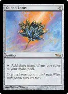 MtG Mirrodin Rare Gilded Lotus #175