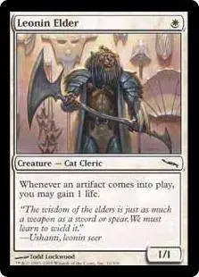 MtG Mirrodin Common Leonin Elder #10