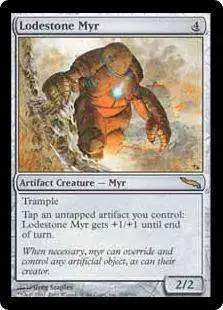 Magic The Gathering Mirrodin Single Card Rare Lodestone Myr 200 Lp - Toywiz