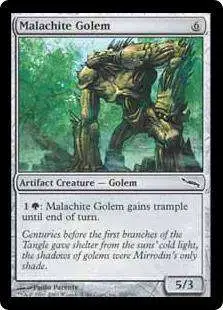 MtG Mirrodin Common Malachite Golem #202
