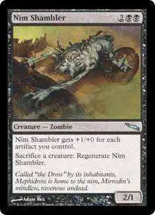 MtG Mirrodin Uncommon Nim Shambler #72