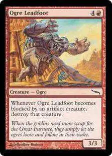 MtG Mirrodin Common Ogre Leadfoot #102