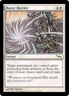 MtG Mirrodin Common Razor Barrier #17