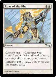 MtG Mirrodin Uncommon Roar of the Kha #18