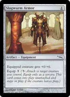 MtG Mirrodin Common Foil Slagwurm Armor #243