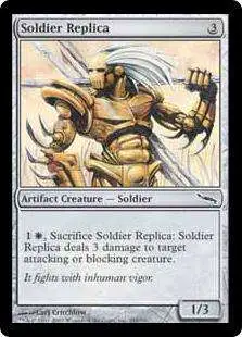 MtG Mirrodin Common Soldier Replica #244