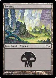 MtG Mirrodin Basic Land Swamp [RANDOM Artwork]