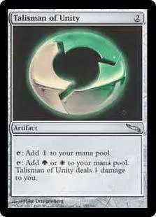 MtG Mirrodin Uncommon Talisman of Unity #257