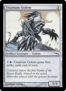 MtG Mirrodin Common Foil Titanium Golem #263