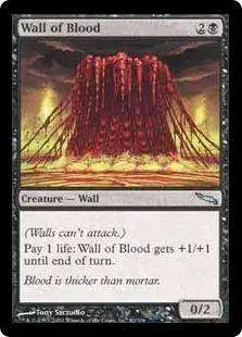 MtG Mirrodin Uncommon Wall of Blood #82