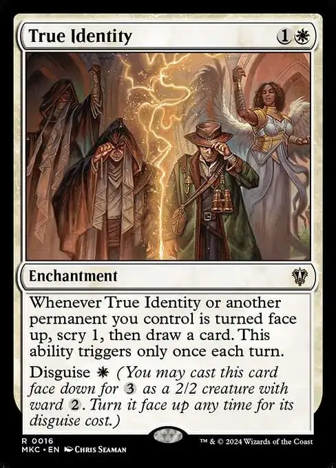 Magic The Gathering Murders at Karlov Manor Commander Single Card Rare True  Identity 16 - ToyWiz