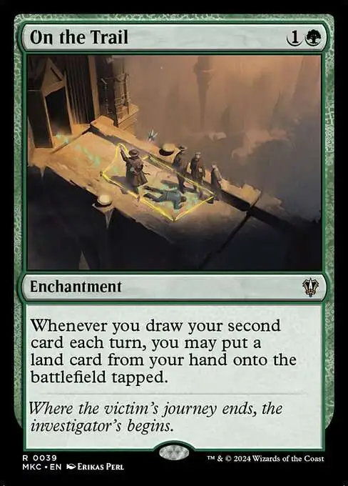 Magic The Gathering Murders at Karlov Manor Commander Single Card Rare On  the Trail 39 - ToyWiz
