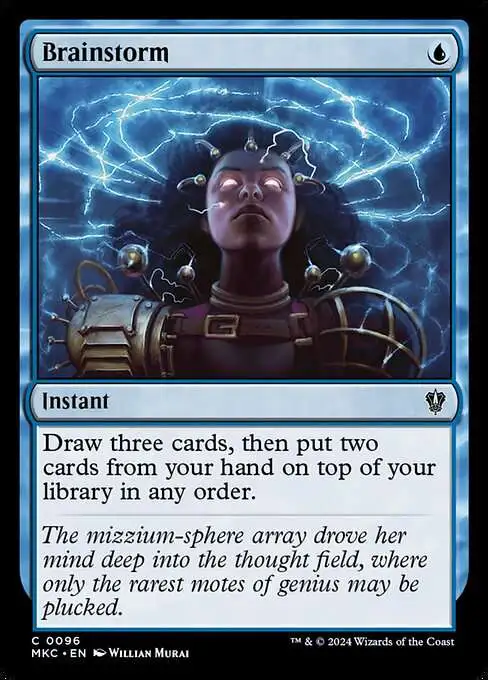 MtG Murders at Karlov Manor Commander Common Brainstorm #96