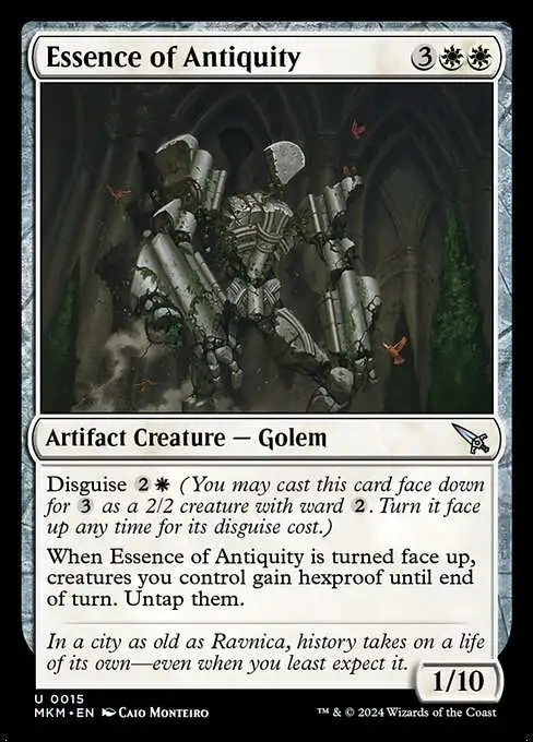 MtG Murders at Karlov Manor Uncommon Foil Essence of Antiquity #15