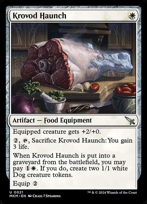 MtG Murders at Karlov Manor Uncommon Krovod Haunch #21