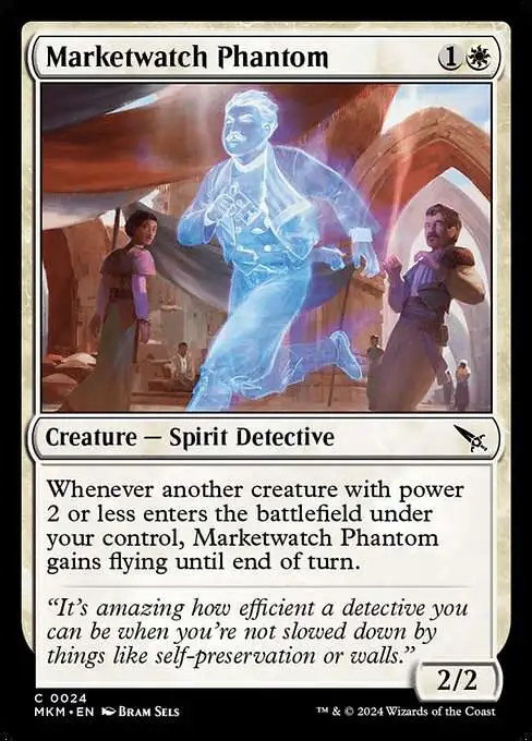 MtG Murders at Karlov Manor Common Foil Marketwatch Phantom #24