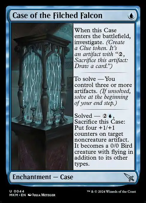 Magic The Gathering Murders at Karlov Manor Single Card Uncommon Case of  the Filched Falcon 44 - ToyWiz