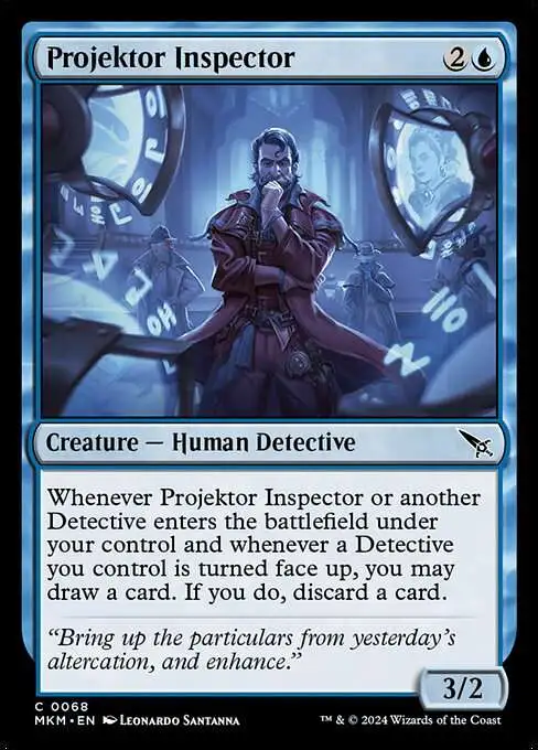 MtG Murders at Karlov Manor Common Projektor Inspector #68
