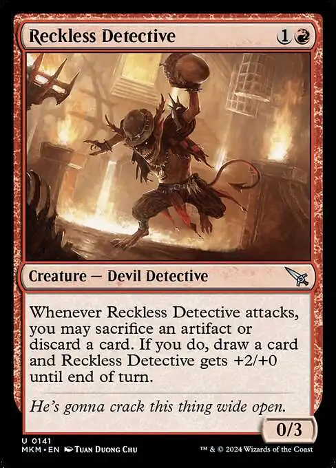 mtg detective cards Dogged - Single Card The Gathering Detective's Satchel