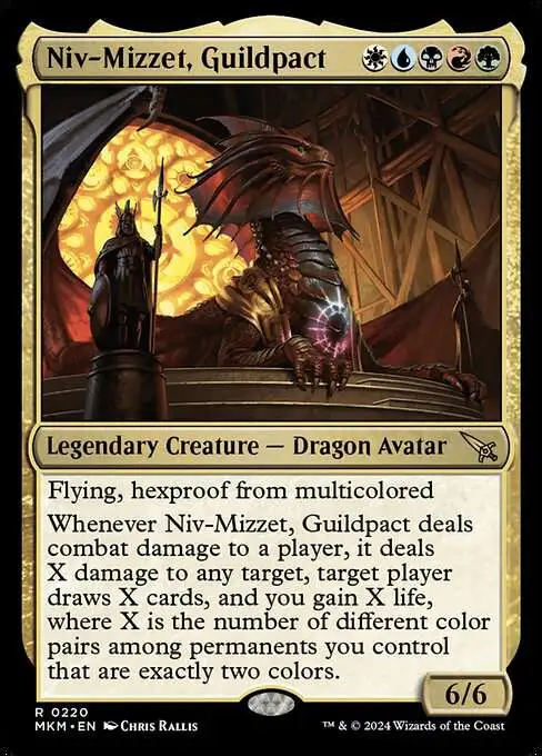 mtg niv mizzet cards Niv-Mizzet, Parun CARD DRAW INSTANT SORCERY Spells Magic Custom Commander Deck Whenever a source you control deals noncombat damage to an opponent Magic The Gathering Murders at