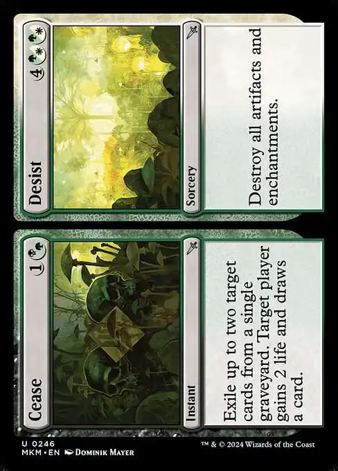 MtG Murders at Karlov Manor Uncommon Cease // Desist #246