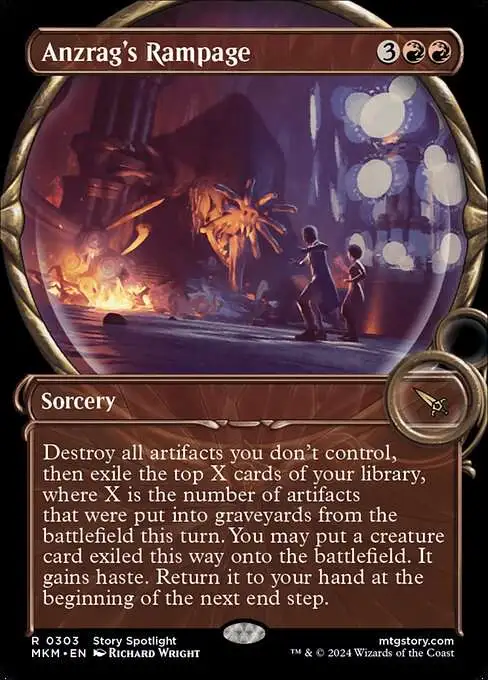 rampage mtg cards Magic: The Gathering - of The Clans - Foil Return it to your hand at the beginning of the next end step Rules Text: Rampage, 20 cards